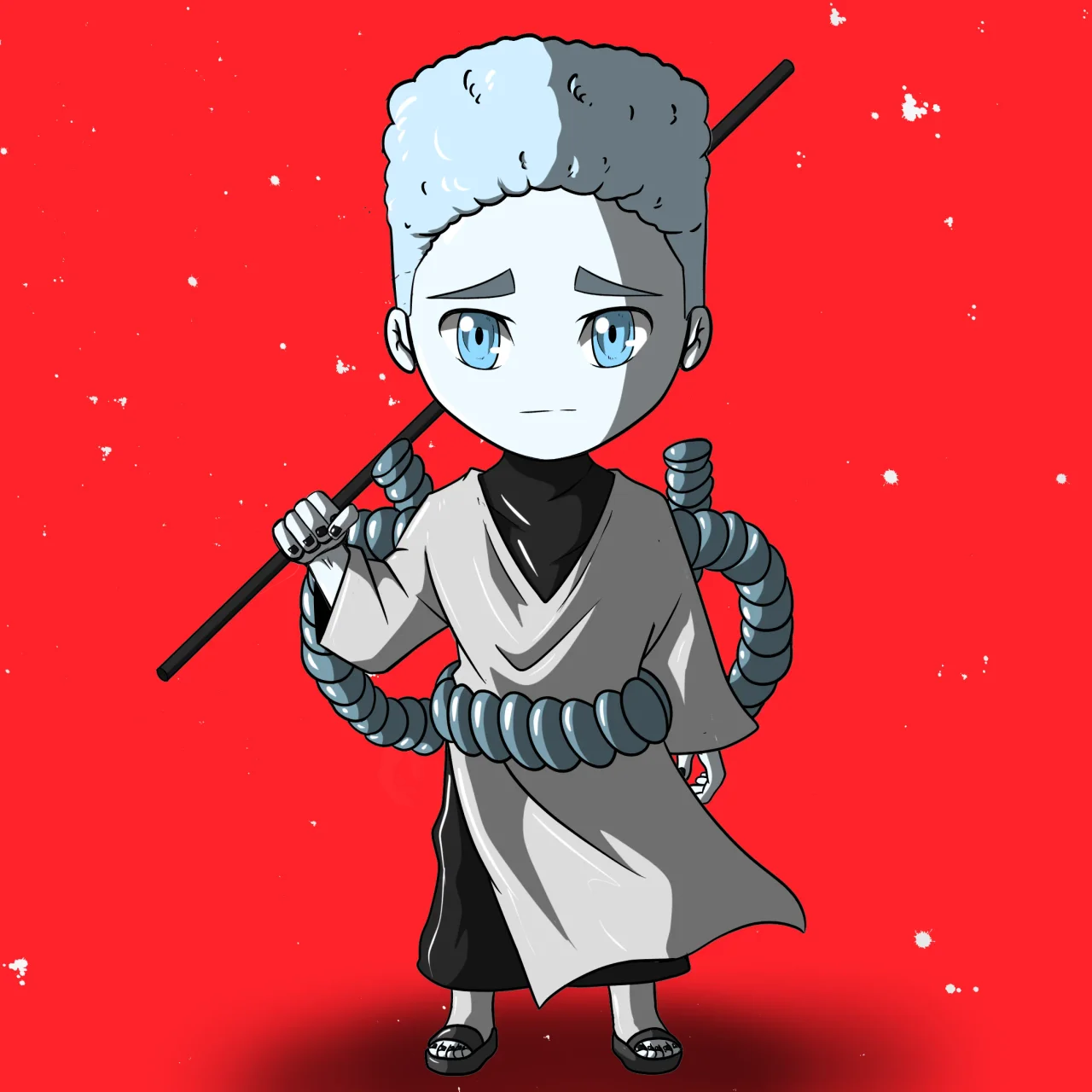 ALIEN #82. Alienzone NFT Chibi artwork.
