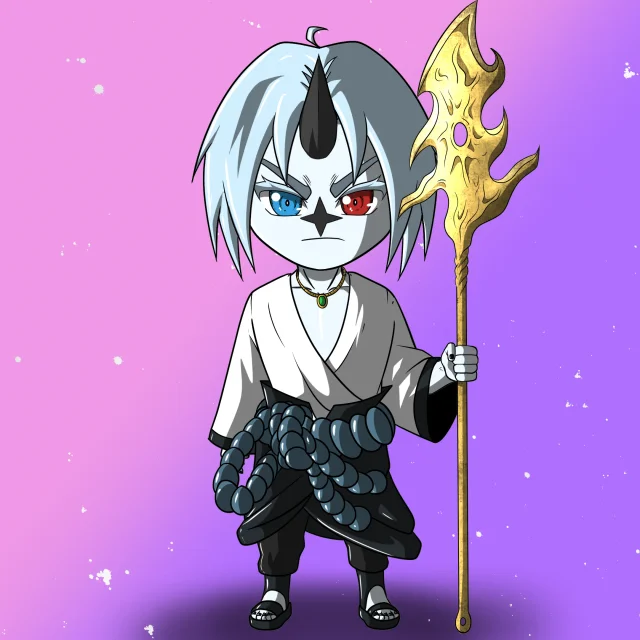 ALIEN #826. Version Chibi du NFT Alienzone.