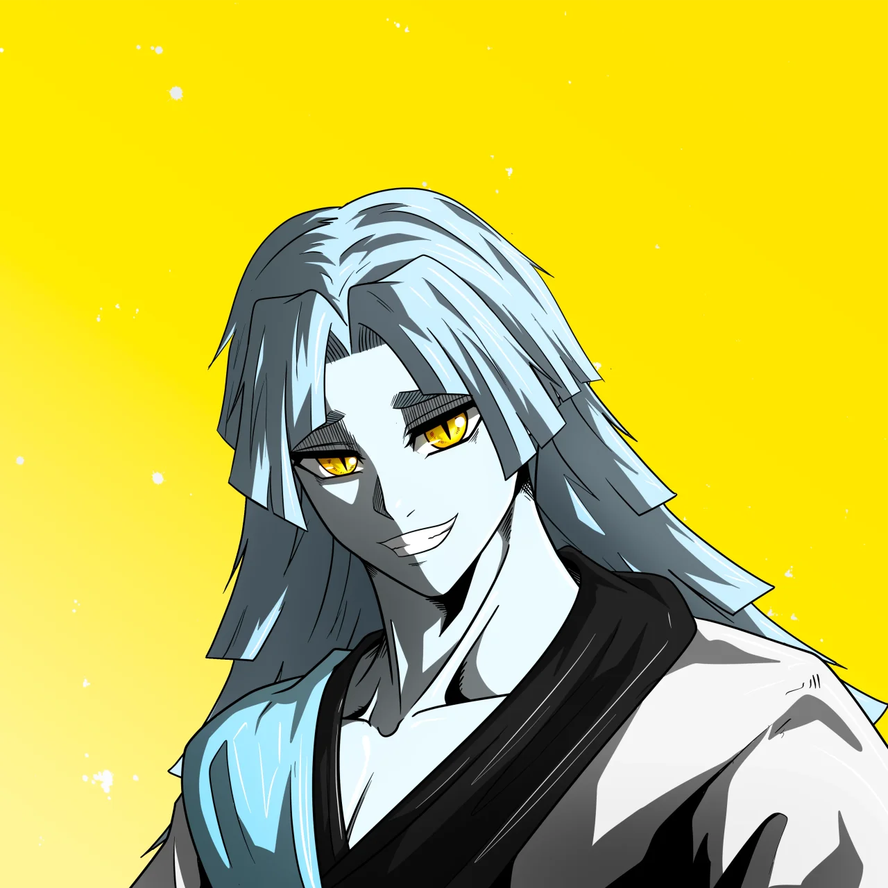 ALIEN #828. Alienzone digital collectible artwork. Eyes: Ryôshi; Hair: Zenbatsu II; Mark: None.
