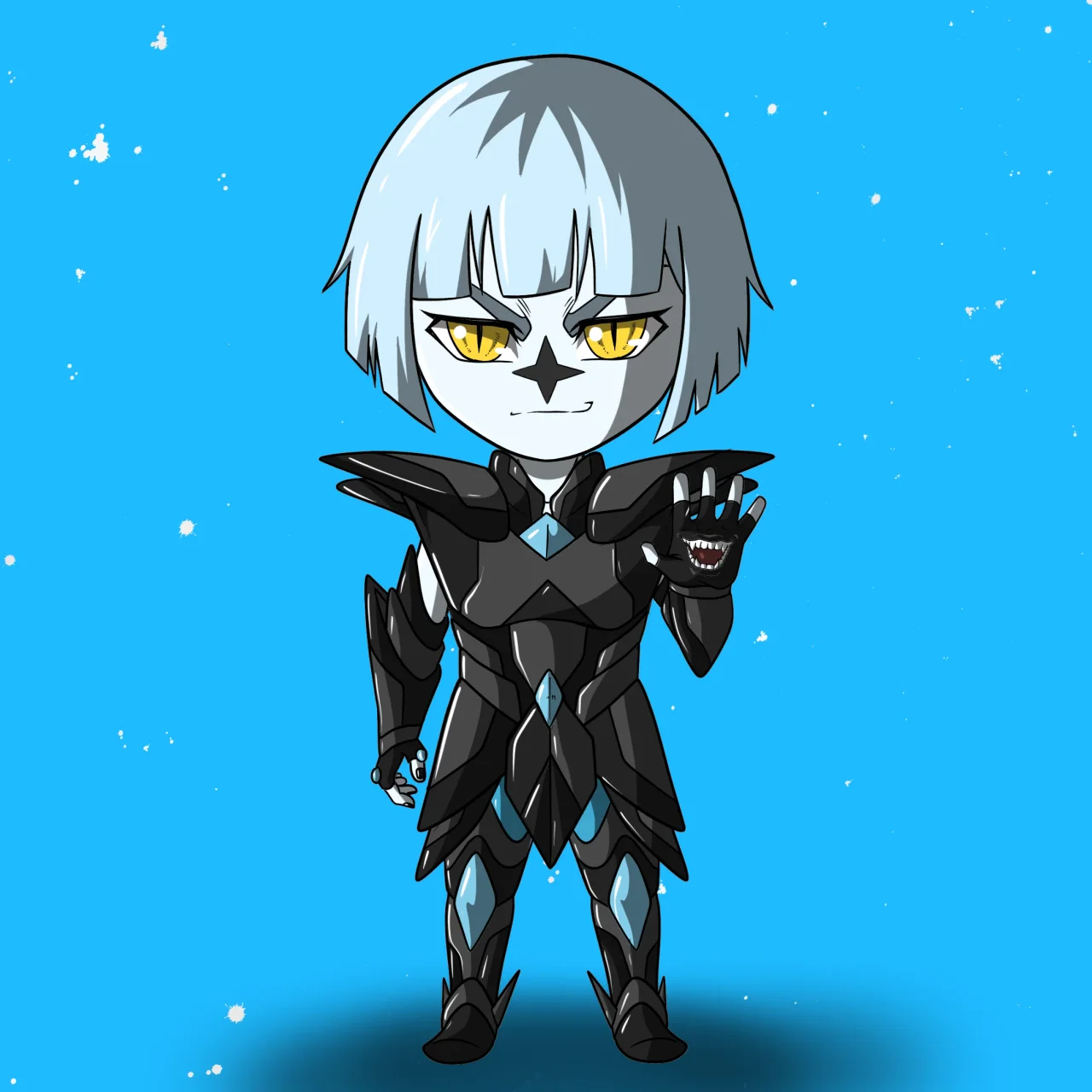 ALIEN #829. Alienzone NFT Chibi artwork.