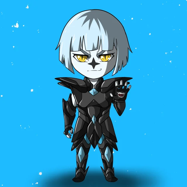 ALIEN #829. Version Chibi du NFT Alienzone.