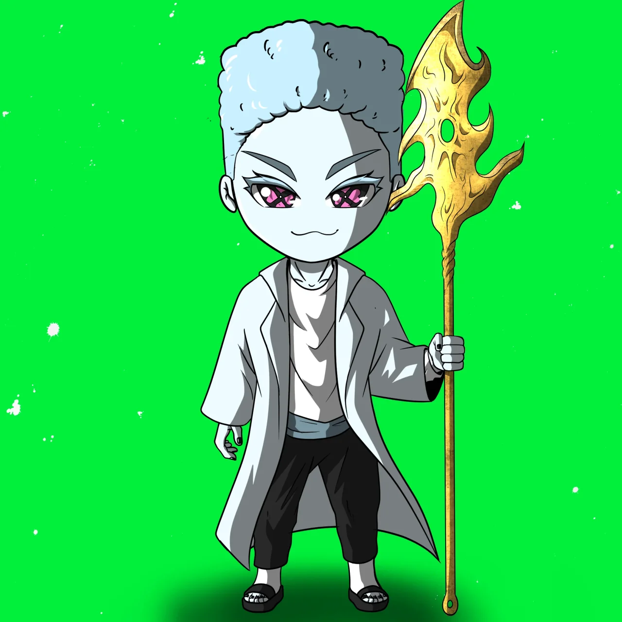 ALIEN #831. Version Chibi du NFT Alienzone.