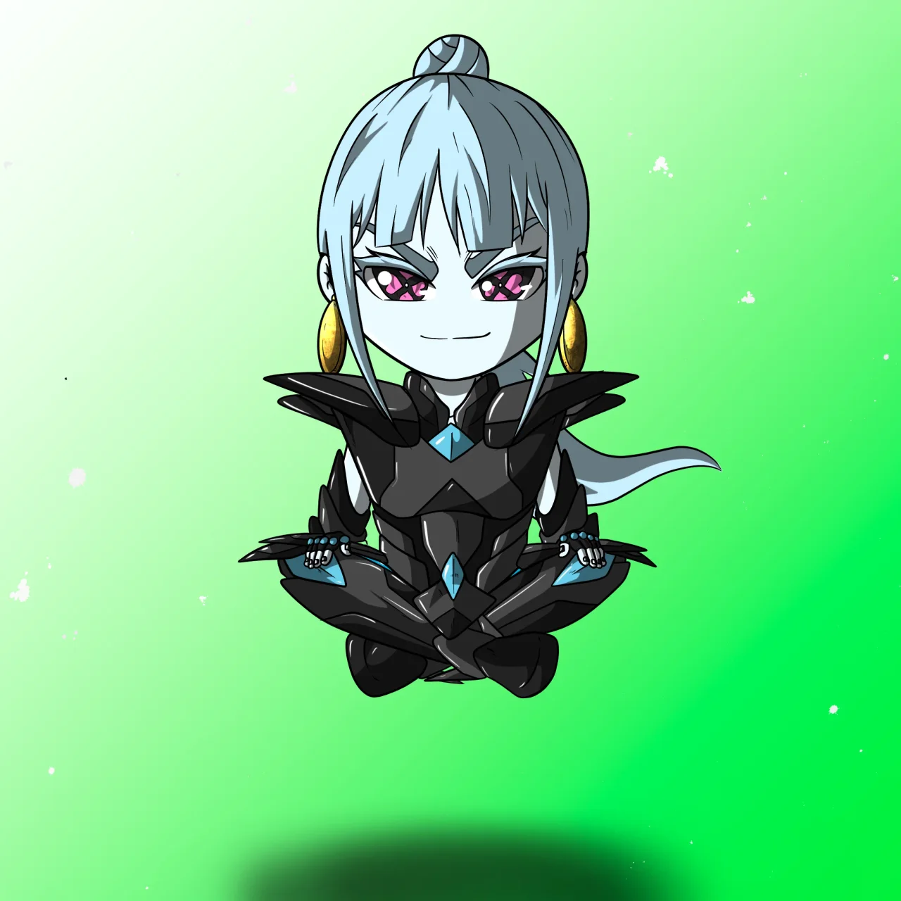 ALIEN #842. Version Chibi du NFT Alienzone.
