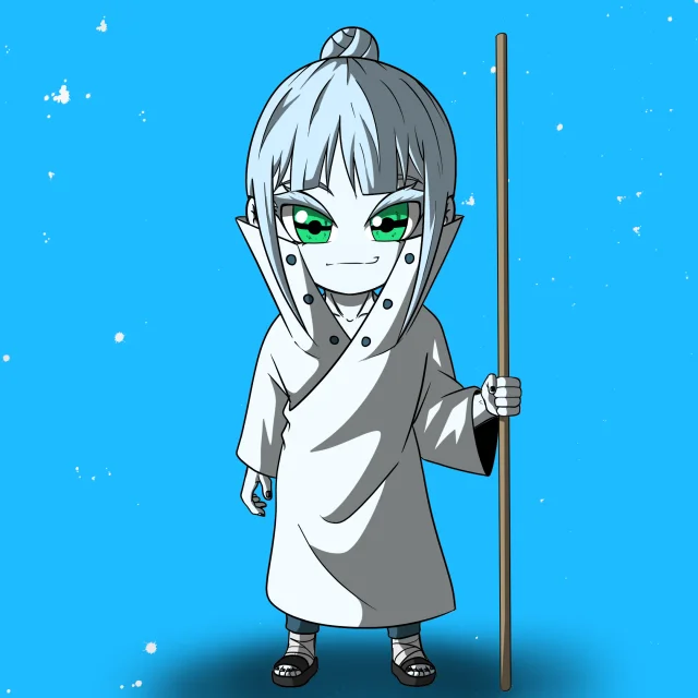 ALIEN #843. Version Chibi du NFT Alienzone.