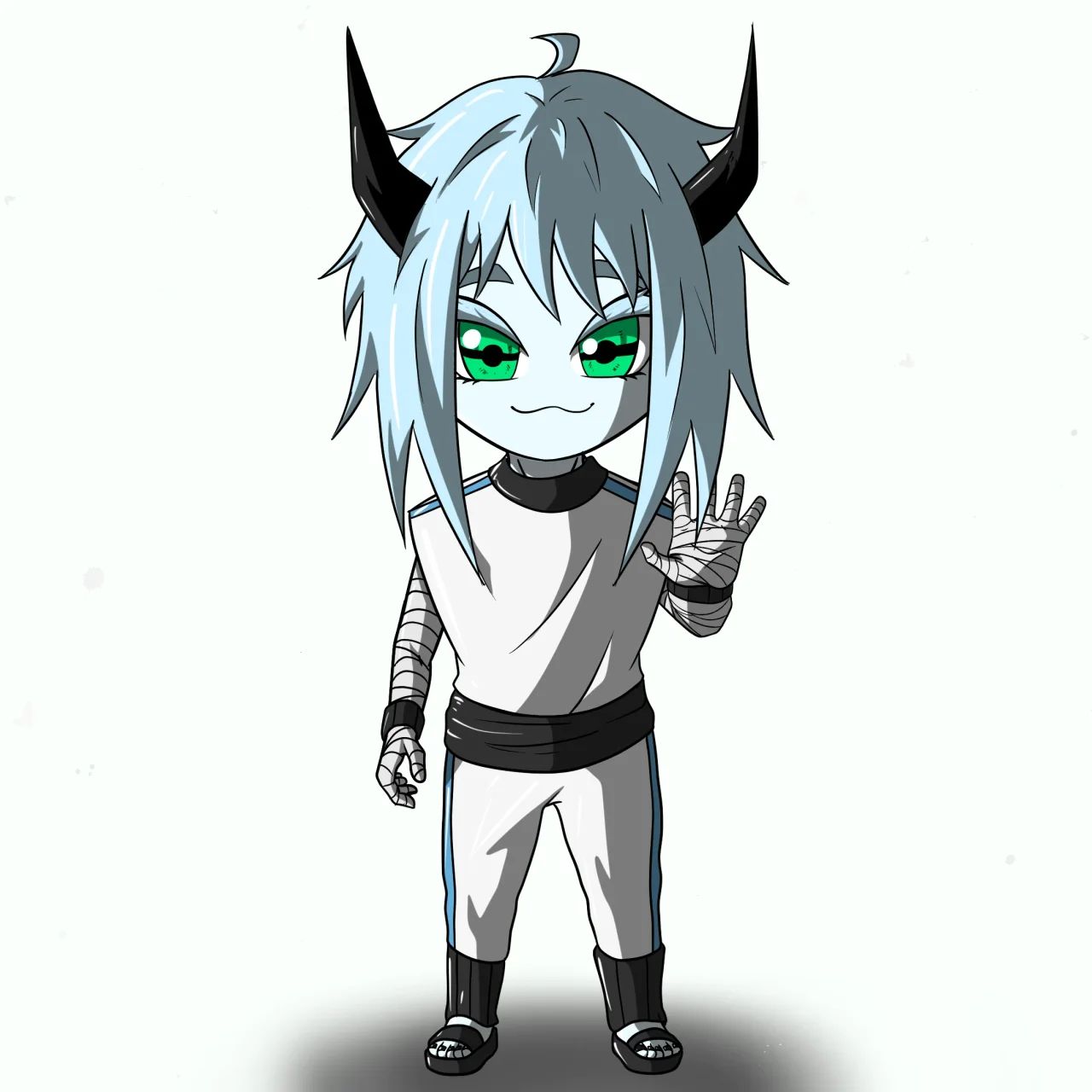 ALIEN #845. Alienzone NFT Chibi artwork.