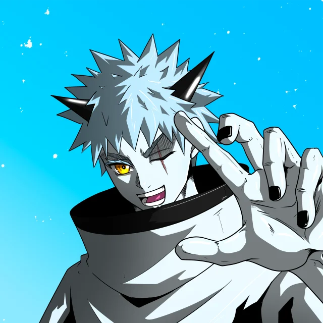 ALIEN #851. Illustration du NFT Alienzone. Eyes: Furukizu; Hair: Senêben; Mark: None.