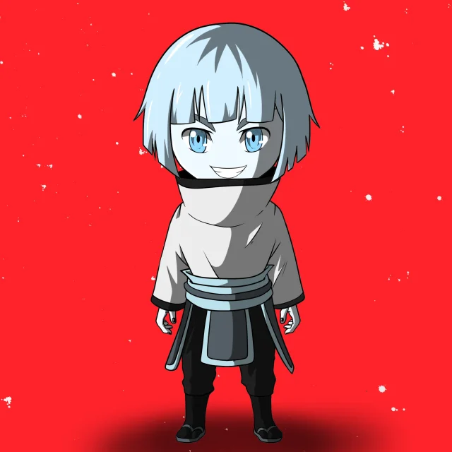 ALIEN #852. Version Chibi du NFT Alienzone.