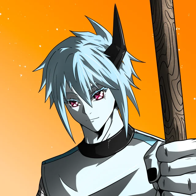 ALIEN #854. Illustration du NFT Alienzone. Eyes: Shinmoku; Hair: Ôben; Mark: None.
