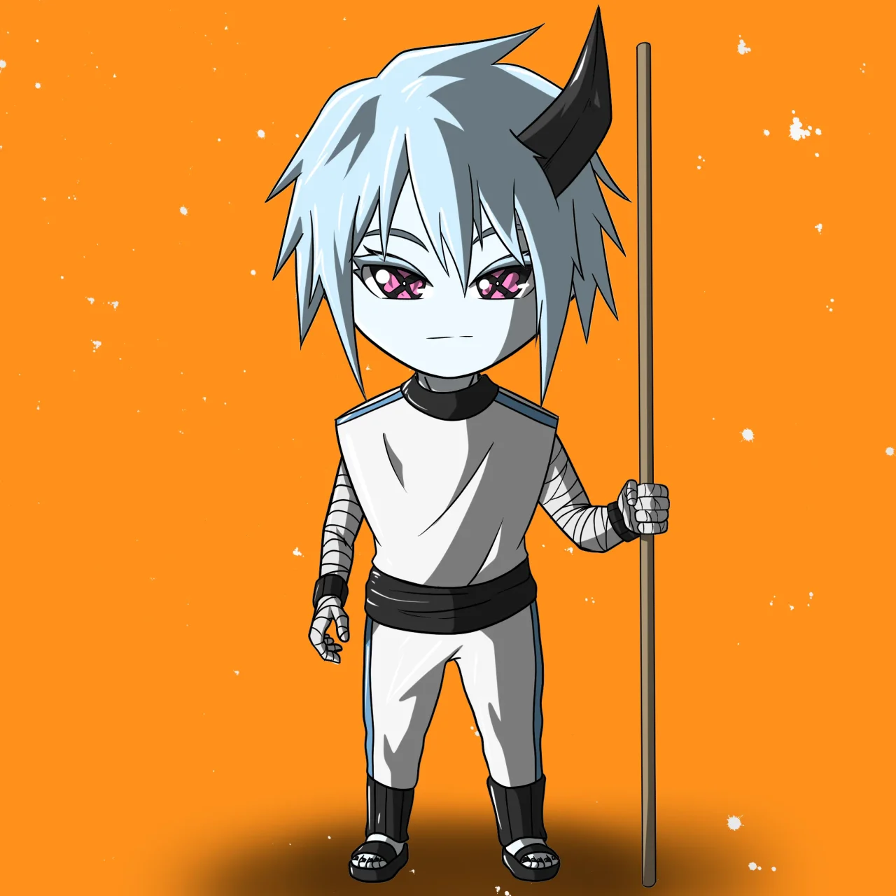 ALIEN #854. Alienzone NFT Chibi artwork.