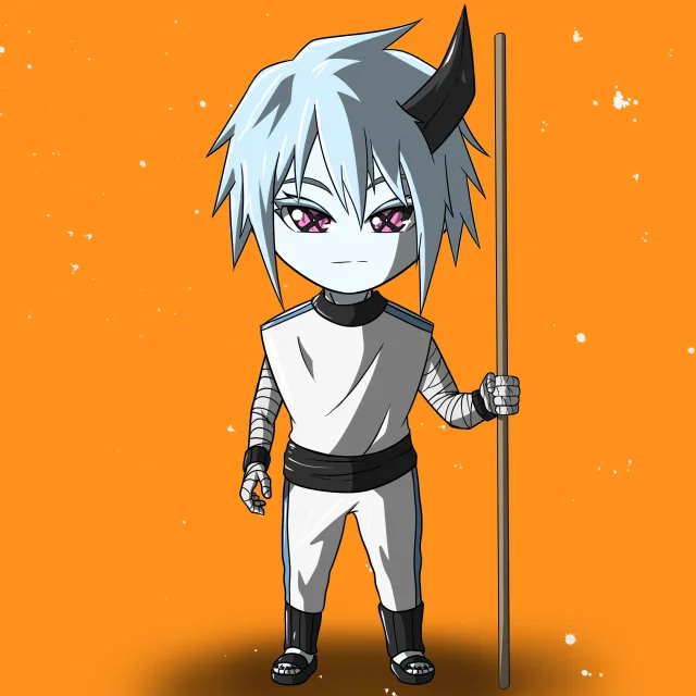 ALIEN #854. Version Chibi du NFT Alienzone.