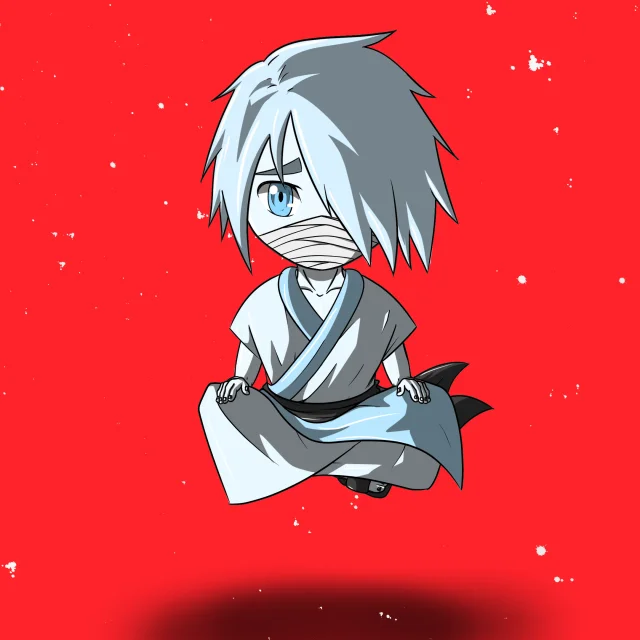 ALIEN #860. Version Chibi du NFT Alienzone.