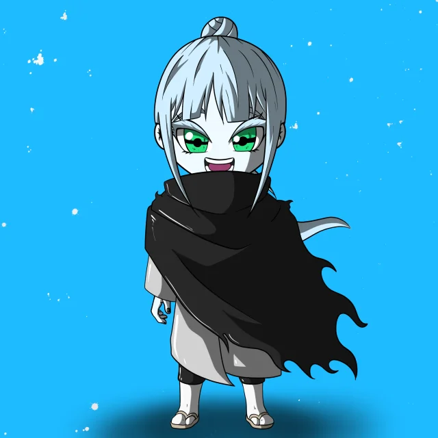 ALIEN #861. Version Chibi du NFT Alienzone.