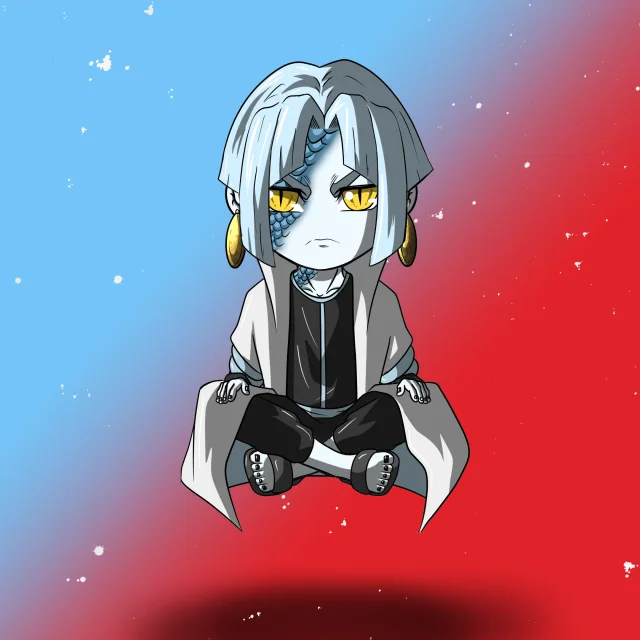 ALIEN #862. Version Chibi du NFT Alienzone.