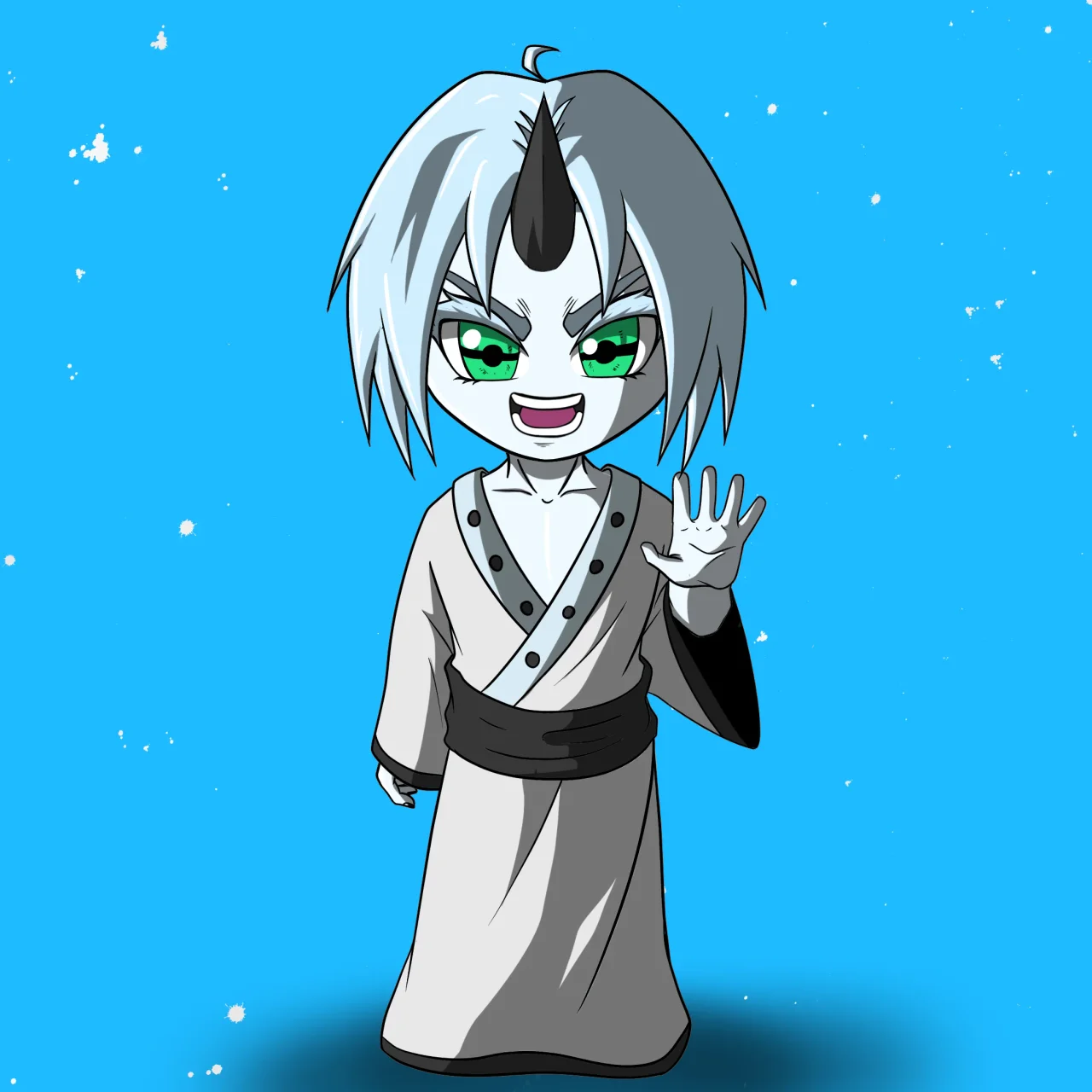 ALIEN #867. Alienzone NFT Chibi artwork.