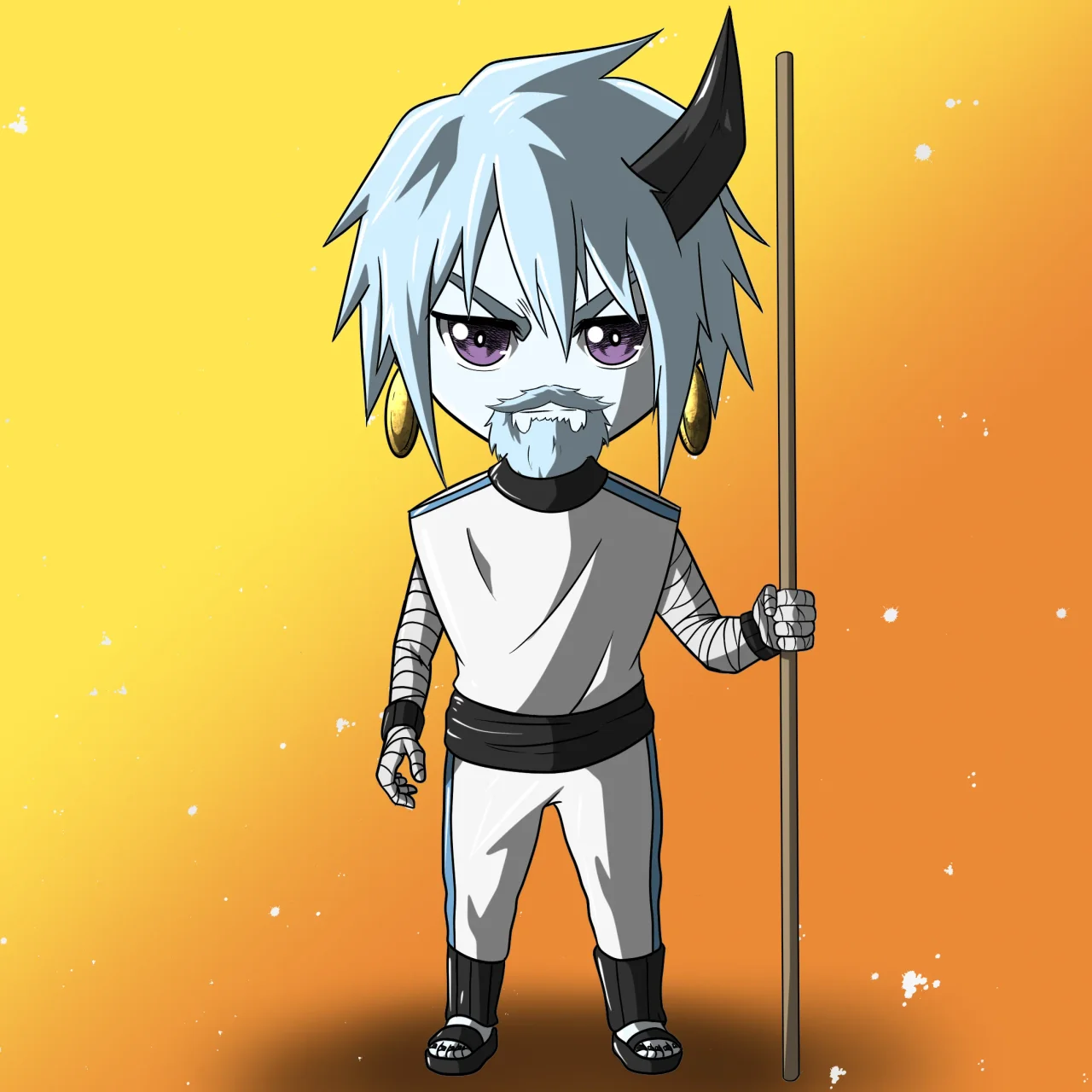 ALIEN #873. Alienzone NFT Chibi artwork.