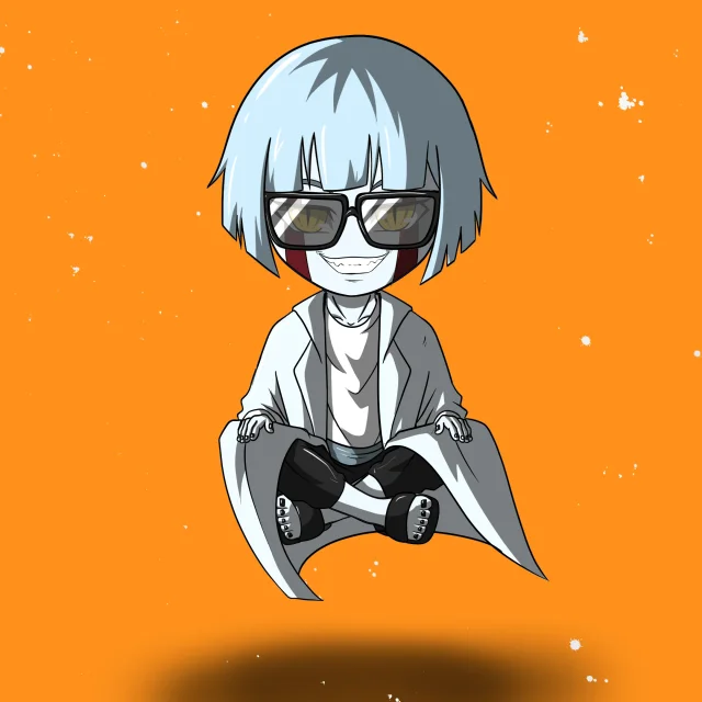 ALIEN #875. Alienzone NFT Chibi artwork.