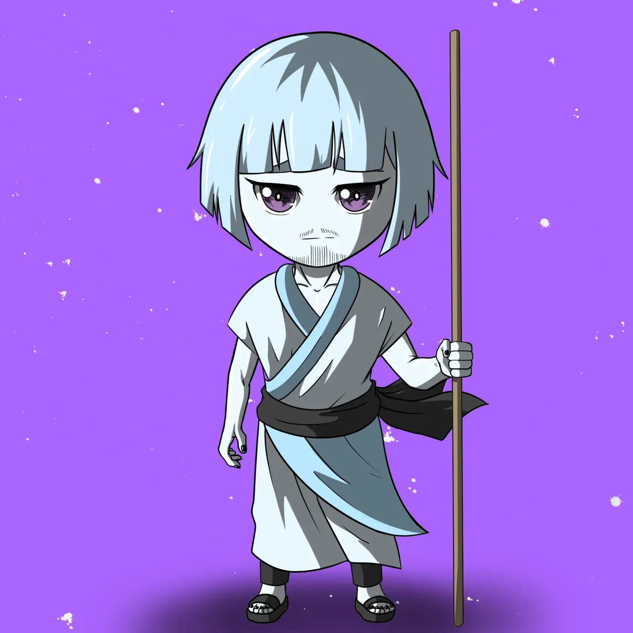 ALIEN #876. Version Chibi du NFT Alienzone.