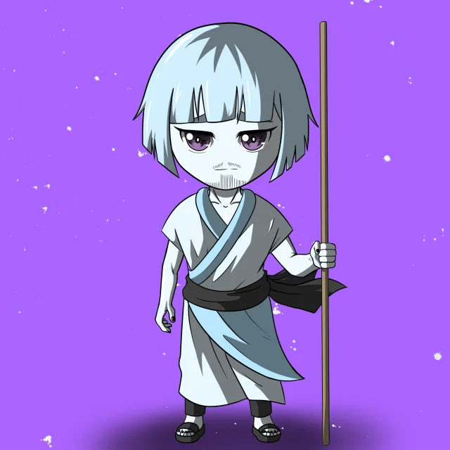 ALIEN #876. Alienzone NFT Chibi artwork.