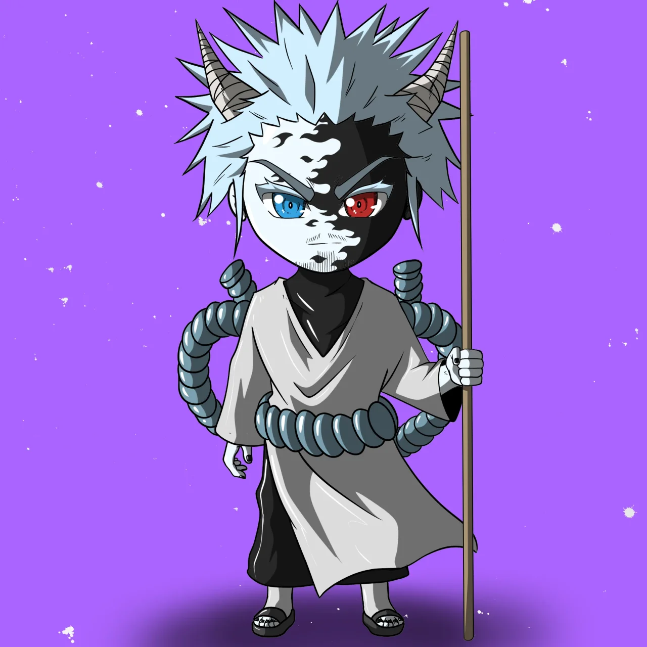ALIEN #879. Alienzone NFT Chibi artwork.