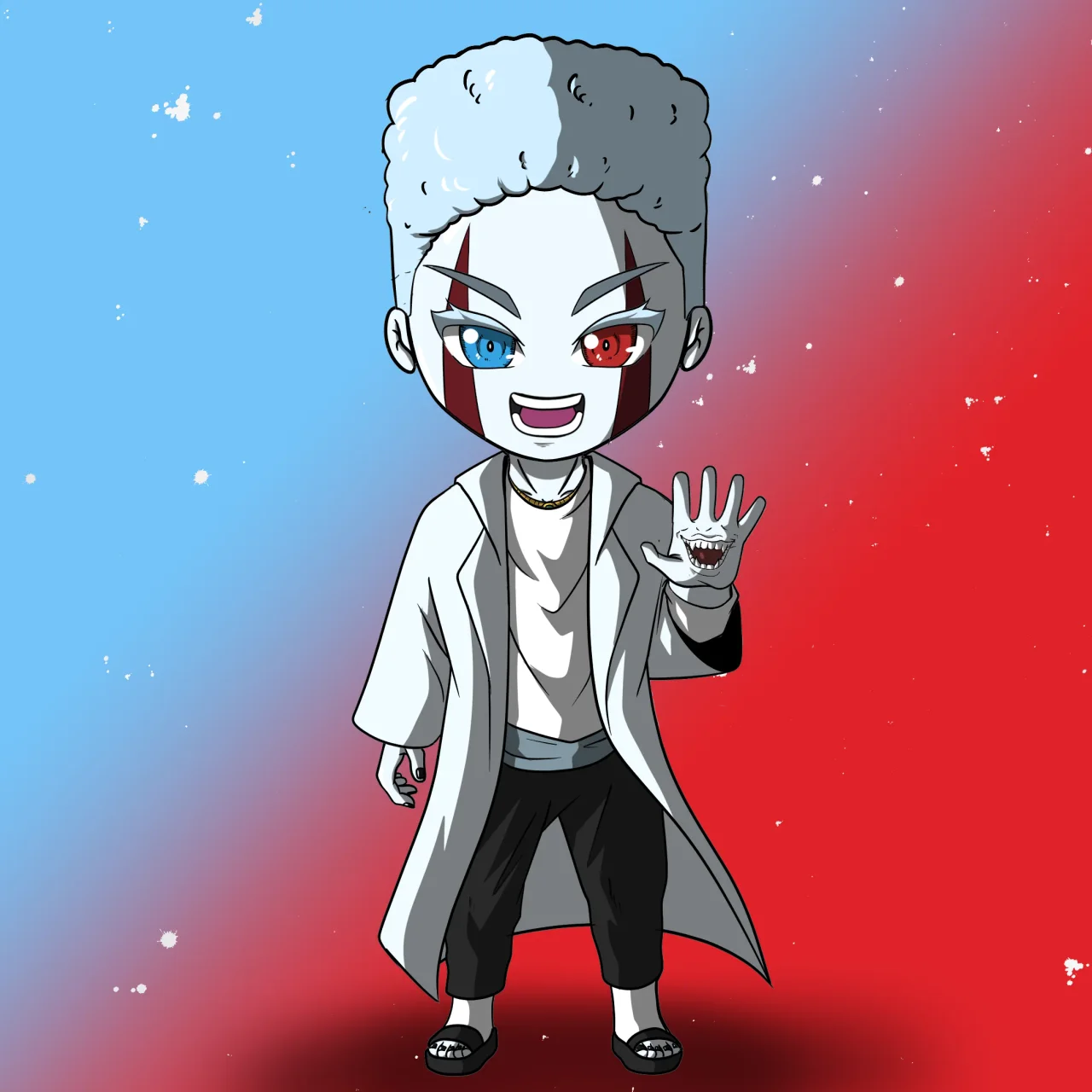 ALIEN #882. Alienzone NFT Chibi artwork.