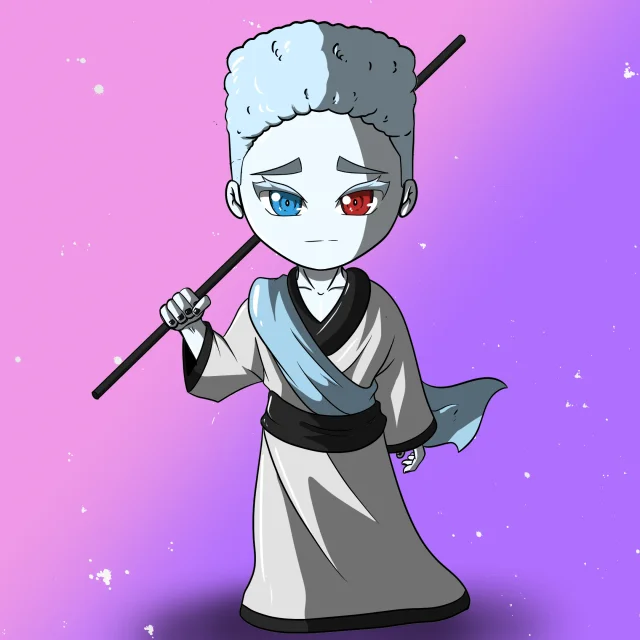 ALIEN #886. Alienzone NFT Chibi artwork.
