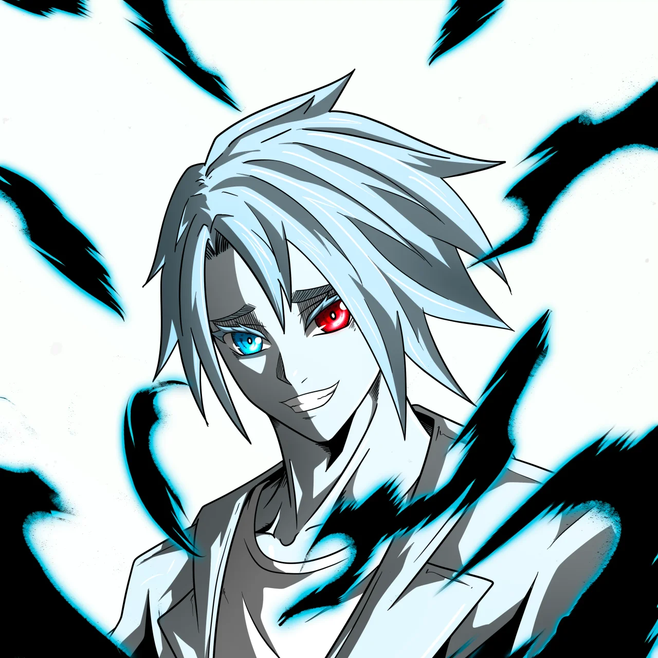 ALIEN #92. Alienzone digital collectible artwork. Eyes: Kôsaiishoku; Hair: Bôshuku; Mark: None.